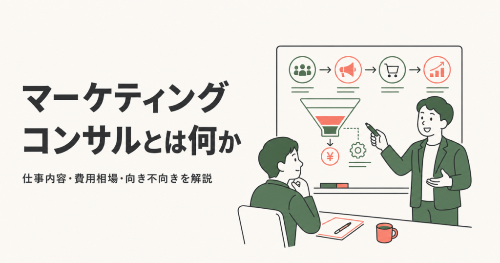 マーケティングコンサルとは何か