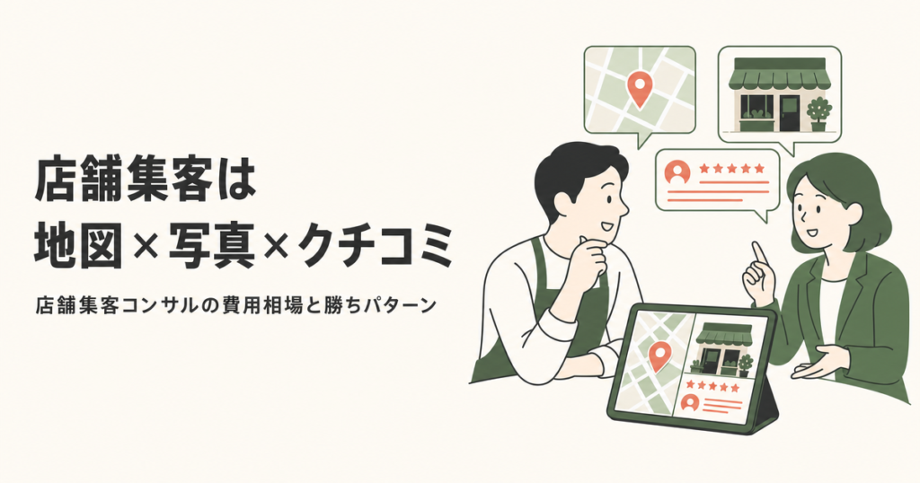 店舗集客は||地図×写真×クチコミ