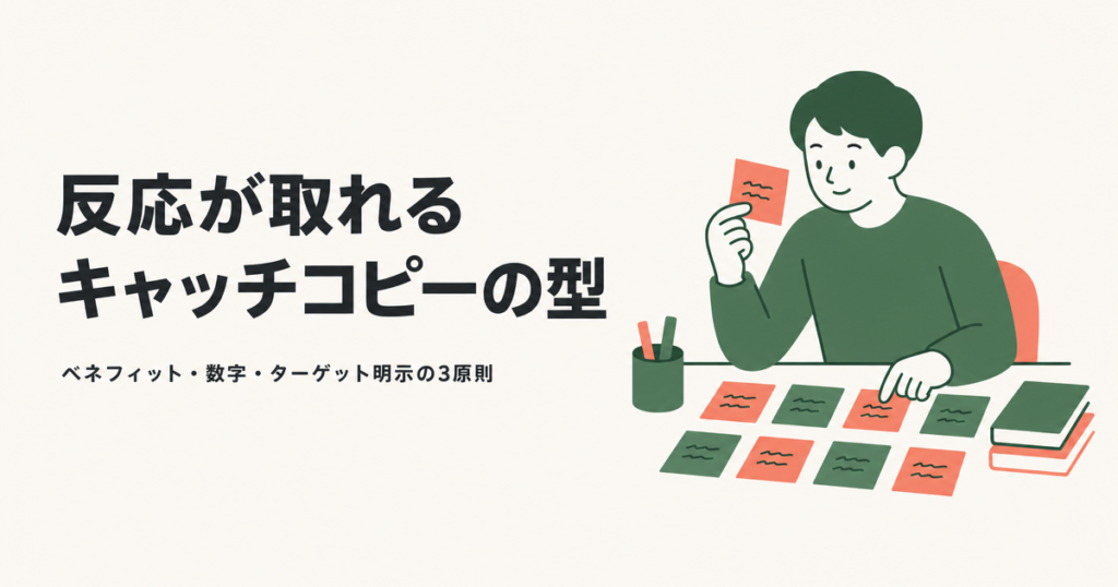 反応が取れる||キャッチコピーの型