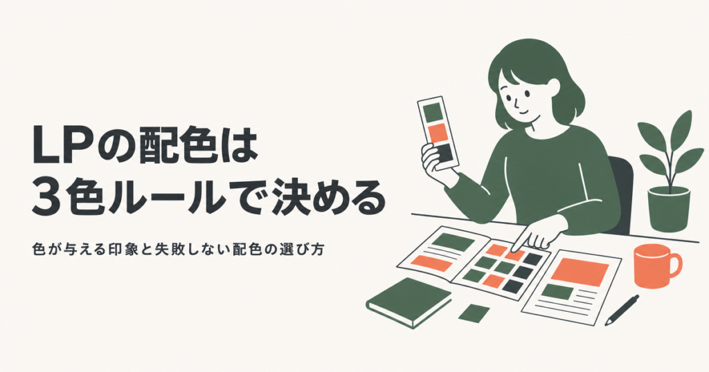 LPの配色は3色ルールで決める