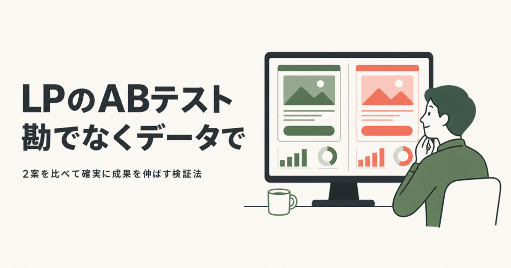 LPのABテスト||勘でなくデータで