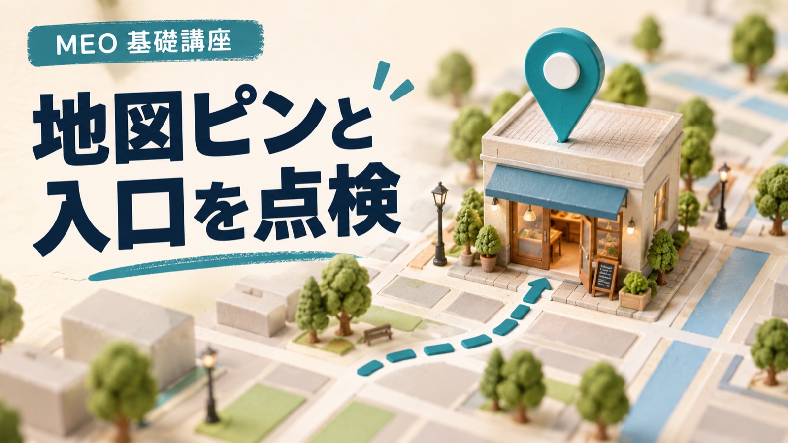 Googleマップのピンと入口を点検する|住所・建物・ルートの直し方