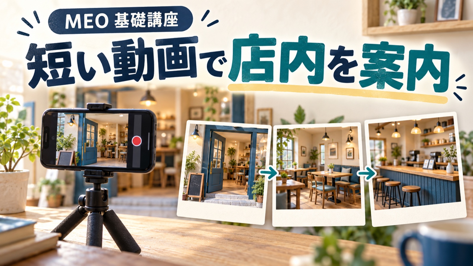 GBPの紹介動画の作り方|30秒・75MBの条件と店内を見せる構成