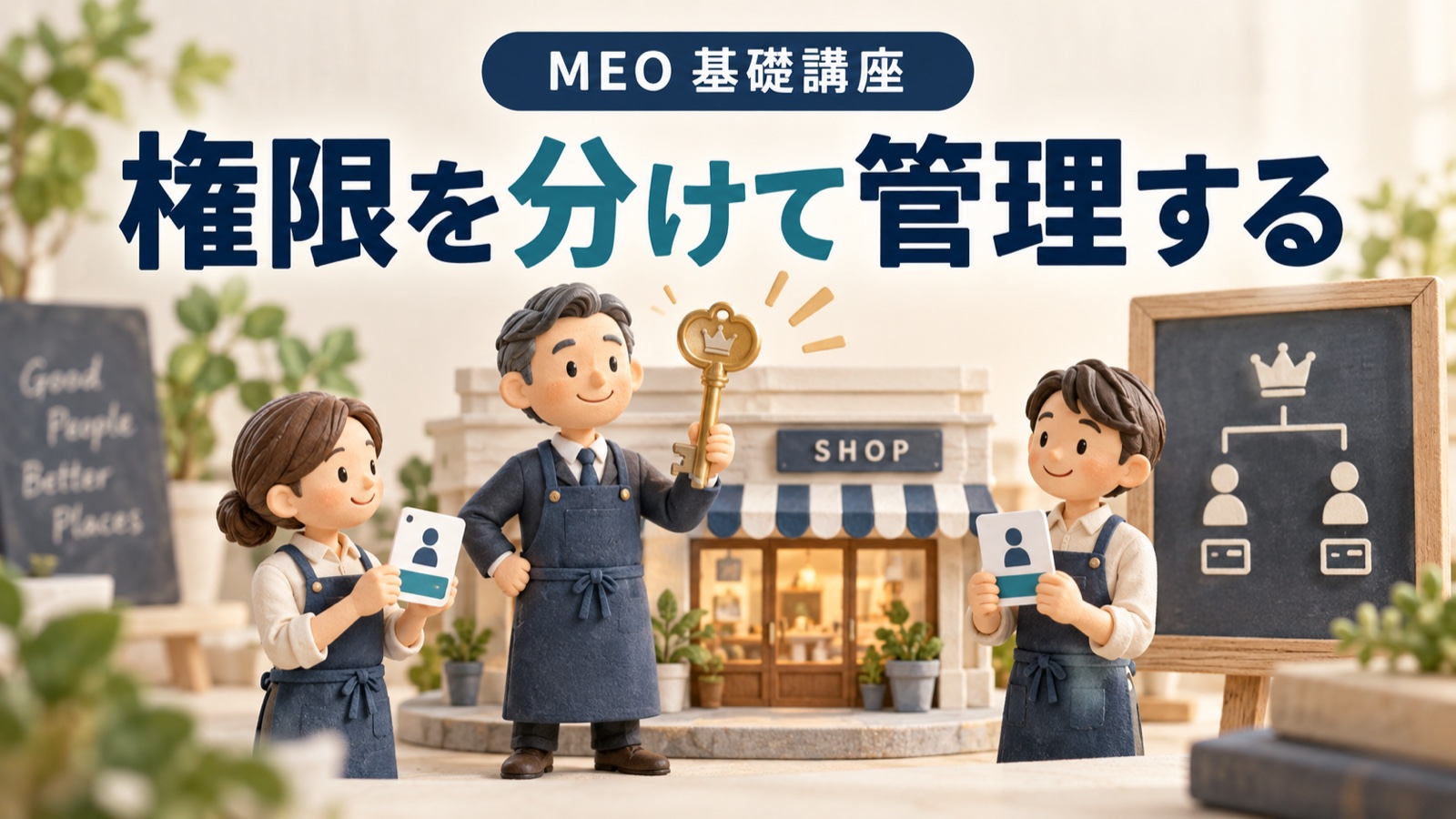 GBPのオーナーと管理者の違い|スタッフ・外注先への権限設計