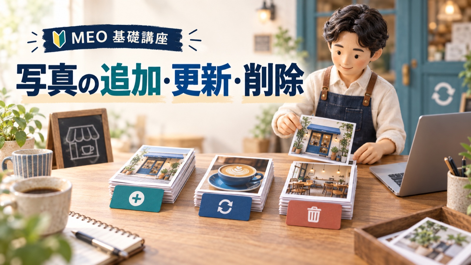 GBPの写真の追加・削除と管理|保留中・不承認の見方と写真台帳の作り方
