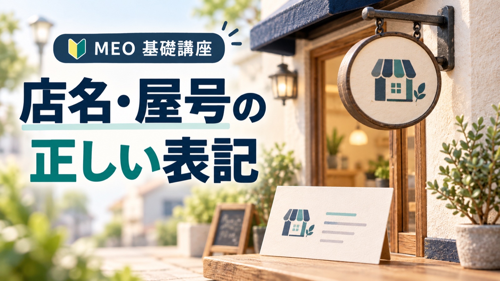 GBPの店名・屋号を正しく登録する|表記の確認と名称変更の注意点