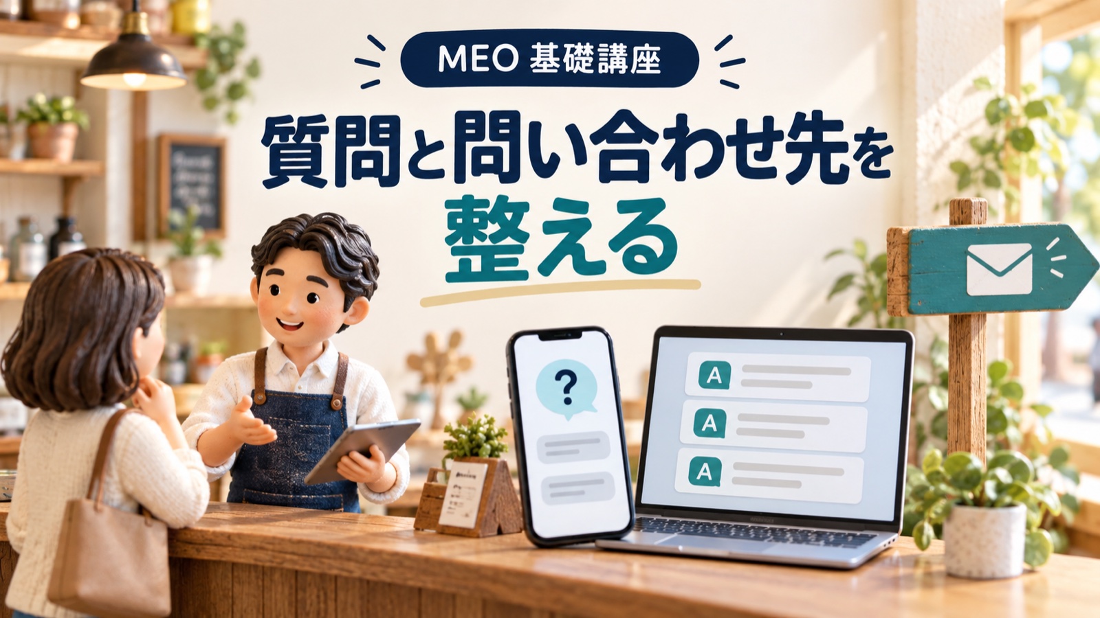 GBPの質問対応と問い合わせ経路の設計|Q&A・チャットの現状と自社サイトFAQ