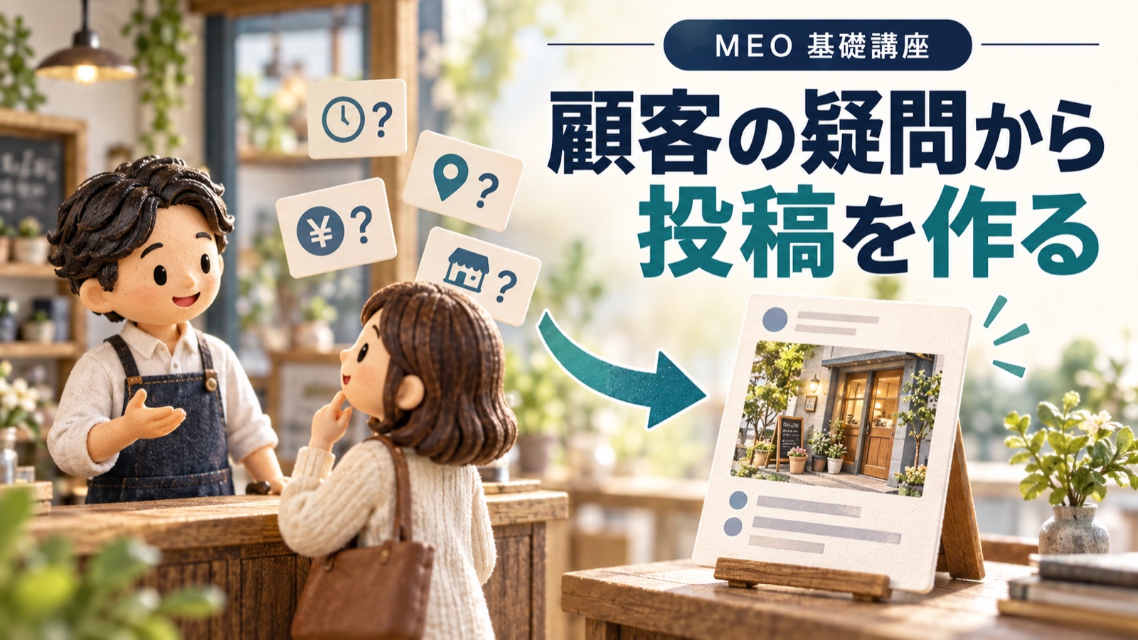 GBP投稿のテーマの見つけ方|お客さまの質問からネタを抽出する表