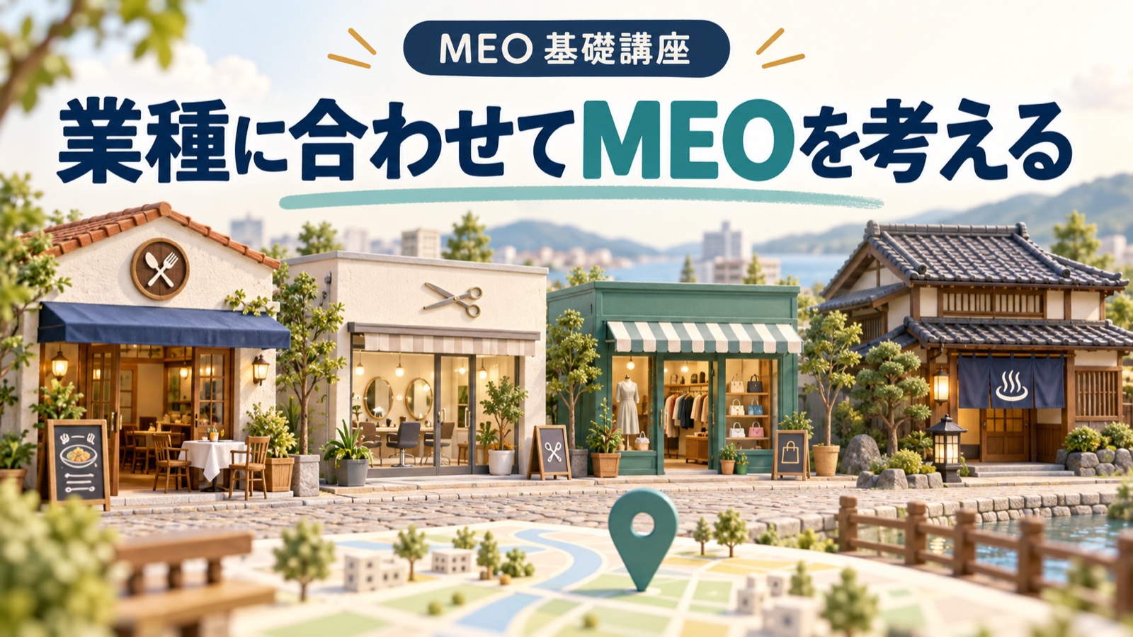 業種別MEOの学習ガイド｜飲食・サロン・小売・宿泊・医療・出張・士業の入口