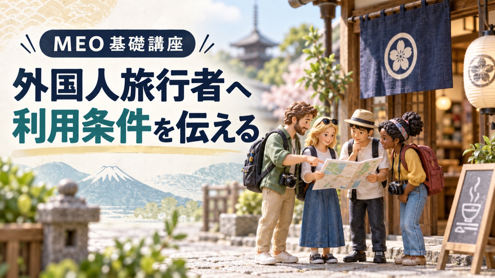 インバウンドのMEO学習ガイド|外国人旅行者に利用条件を伝える順番