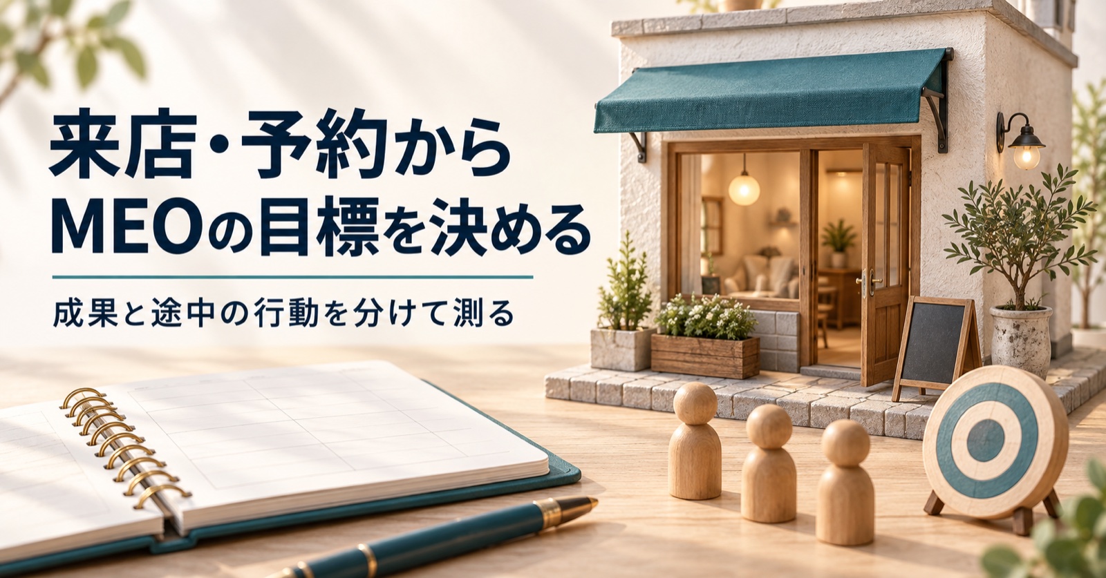 MEOの目標とKPIの決め方｜来店・予約から逆算する実務ガイド