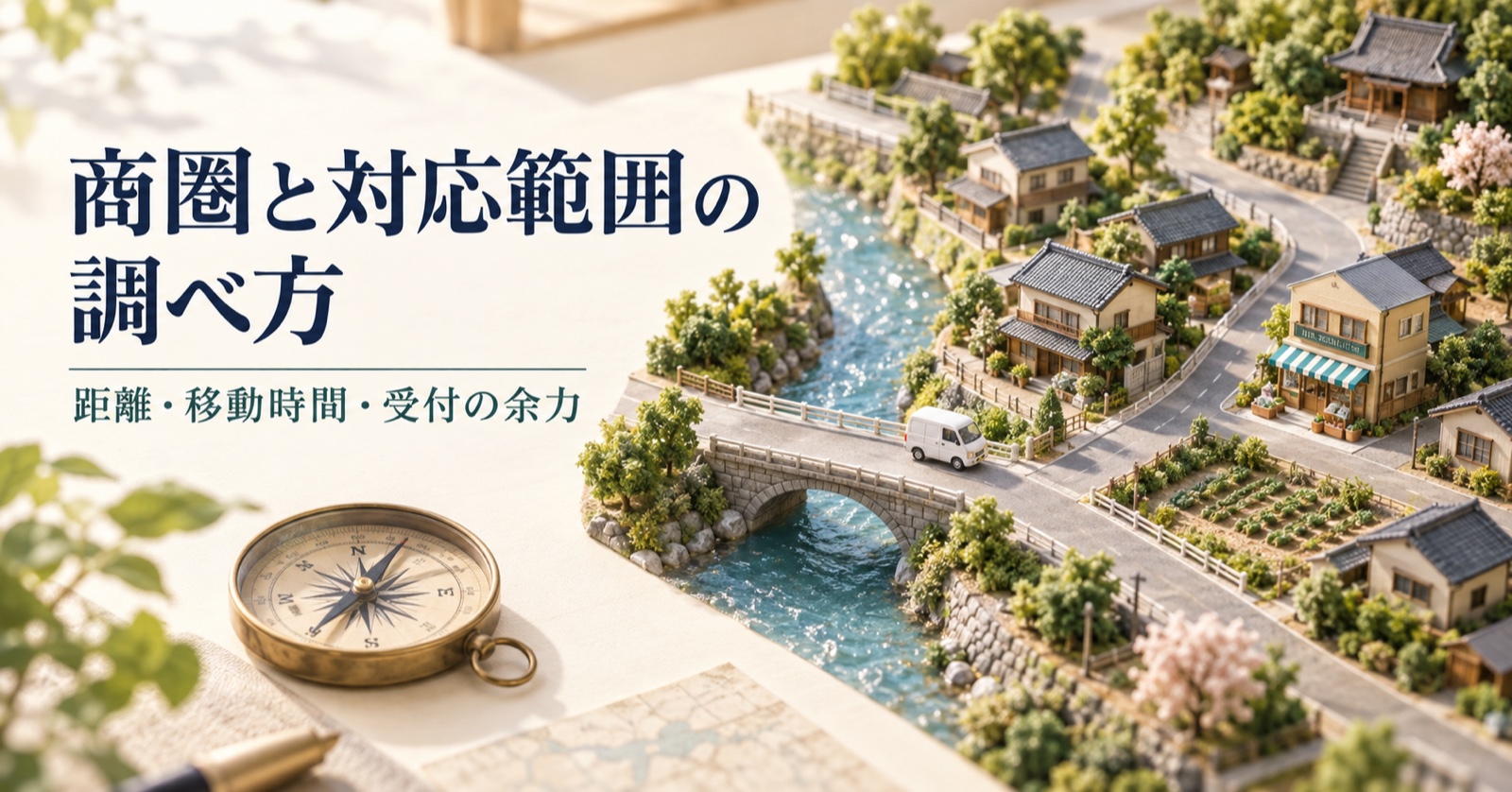MEOの商圏調査|移動時間・受付記録から来店元と対応範囲を考える